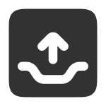 Inbox Out SVG Icon